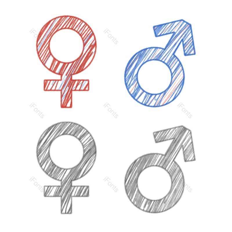 图标图片,洗手间元素,男女PNG,卫生间免抠素材